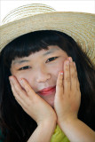 Young Korean girl. Seoul, Korea