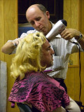One evening at the Salon.