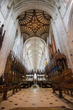 IMG_4692.jpg Winchester Cathedral - Quire and Nave roof and vaulting - view from Presbytery - © A Santillo 2013
