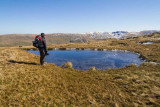 IMG_3869.jpg Place Fell - a little Tarn and snow - view towards Martindale Common - © A Santillo 2012