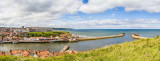 IMG_3330-Pano-Edit.jpg West Cliff of Whitby, River Esk and Harbour Mouth - Whitby - © A Santillo 2011