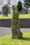IMG_3146.jpg Ogham stone - Glandwr Church, Pembrokeshire -  A Santillo 2011