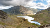 CRW_01232.jpg Llyn Idwal and Pen yr Ole Wen - Glyder Fawr, Snowdonia -  A Santillo 2004