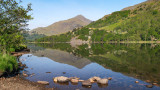 CRW_01297.jpg Llyn Gwynant lake with Yr Aran and Craig Wen - Snowdonia -  A Santillo 2004