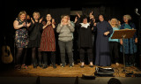 Øveaften i Løjt for dygtige amatørskuespillere og musikere fra nær og fjern.
