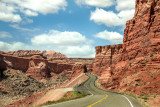 Curved Desert Highway