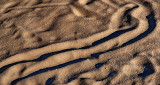 shapes and textures in the sand