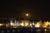 Jan 31th 2018 Supermoon over Willemstad,Curacao