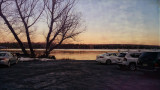 A cell phone shot of the lake behind one of my favorite restaurants. 