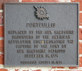 Fort Constitution, Portculliis, DAR.