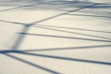 Shadow Lines In The Snow
