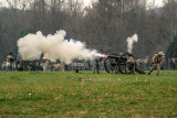 Confederate Artillery in Action at Bridgeport
