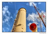 Funnel, Foghorn & Mast