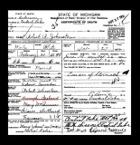 Robert Johnston Jr., Certificate of Death