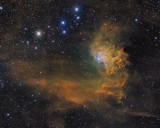 IC 405 Flamming Star Nebula