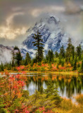 Mt Shuksan in fall