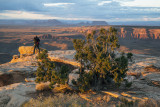Looking Back On Monument Valley From Muley Point, Utah
