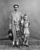 c. 1870 - Chancellor of Defense Worn Bunnag and his son