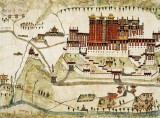 c. 1860 - Map of the Potala Palace in Lhasa, Tibet