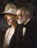 c. 1910 - Henry Clay Frick with daughter Helen 