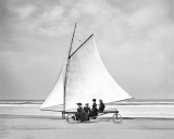 c. 1900 - Sailing on the beach