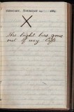 Theodore Roosevelts diary entry