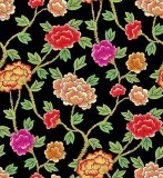 Traditional flower pattern