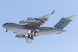RCAF C-17 over Moosonee
