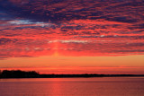 Sky over the Bay of Quinte before sunrise