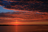 Sky over the Bay of Quinte before sunrise