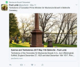 Paul Lantz tweet of grave of Sir Mackenzie Bowell retweeted by Mackenzie Bowell.jpg