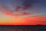 Sky before sunrise over the Bay of Quinte