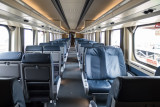 Interior of newly refurbished coach 651
