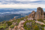 View from Mount Wellington, overlooking Hobart, Tasmania