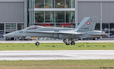 Swiss F/A-18 Hornet Solo Display