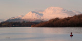 Ben Lomond and Loch Lomond from Balloch Pier