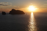 Sunrise over Boreray, Stac Lee and Stac an Armin