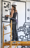 Painting Prior to Masking the Squares