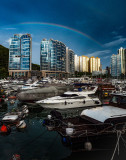 Rainbow over the Typhoon Shelter