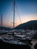Sunset over the Typhoon Shelter, Aberdeen, Hong Kong Island