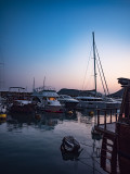 Typhoon Shelter sunset, from the deck of Watermark