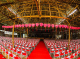 Traditional temporary bamboo Chinese Opera theater, Ap Lei Chau Island, Hong Kong
