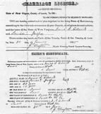Darius Helmick/Louisa Arisba Godfrey Marriage Certificate