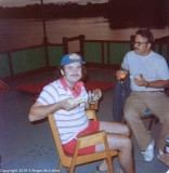 My brother Glenn McCallen and Uncle Craig McDowell at the cottage
