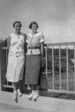 Grandma (left) and not sure who