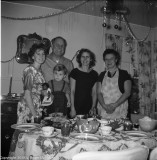 Carole with Ross and Elsie (Grandma's Neighbors) with their daughter and Grandpa