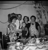 Carole with Ross and Elsie (Grandma's Neighbors) with their daughter and Grandma
