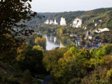 View of Les Andelys from the Chateau Gaillard