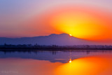 View of Mt. Santa Ana at sunrise