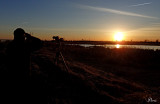 Coucher de soleil au Ruisseau de Feu - Sunset on the pond